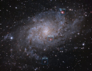 Otros objetos destacados en M33
